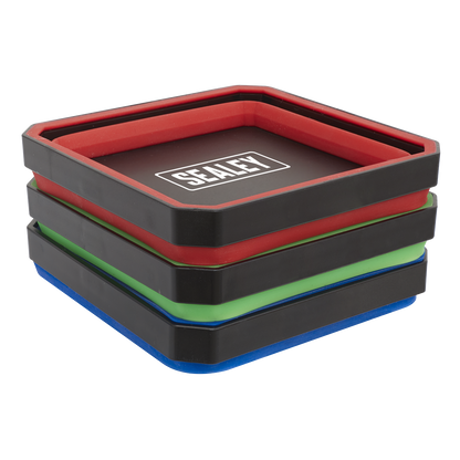 Collapsible Magnetic Parts Tray Set