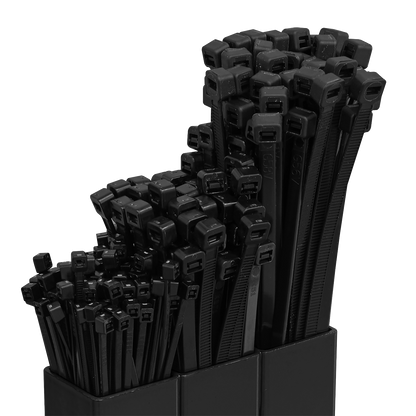 Magnetic Cable Tie Holder - Black