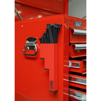 Magnetic Cable Tie Holder - Red
