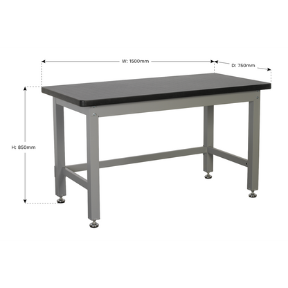 Premier Industrial™ Steel Workbench 1.5m