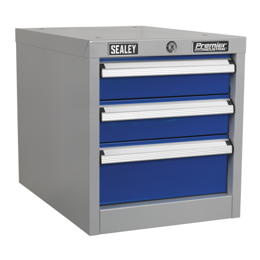 Premier Industrial™ Triple Drawer Unit for API Series Workbenches