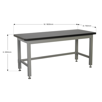 Premier Industrial™ Steel Workbench 1.8m