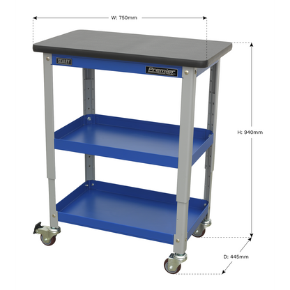 Premier Industrial™ Workshop Trolley 3-Level
