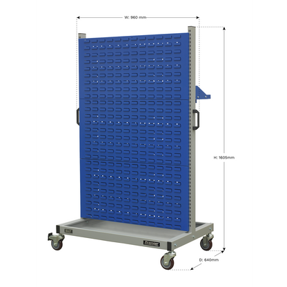 Premier Industrial™ Mobile Storage System with Shelf