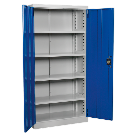 Premier Industrial™ Cabinet with 4 Shelves 1800mm