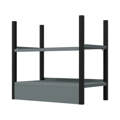 Modular Racking Base unit 2 Shelves 580mm