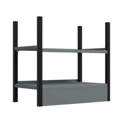 Modular Racking Base unit 2 Shelves 580mm