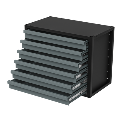 Modular Racking Mid Unit 6 Drawer 580mm