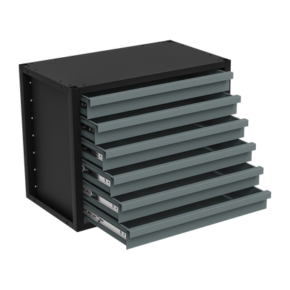 Modular Racking Mid Unit 6 Drawer 580mm
