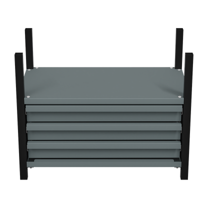 Modular Racking Mid Unit 3 Drawer & 1 Shelf 580mm