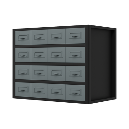 Modular Racking Mid Unit 16 Small Drawers 580mm
