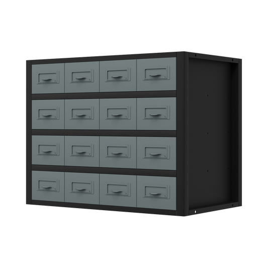 Modular Racking Mid Unit 16 Small Drawers 580mm