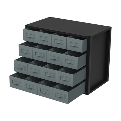 Modular Racking Mid Unit 16 Small Drawers 580mm