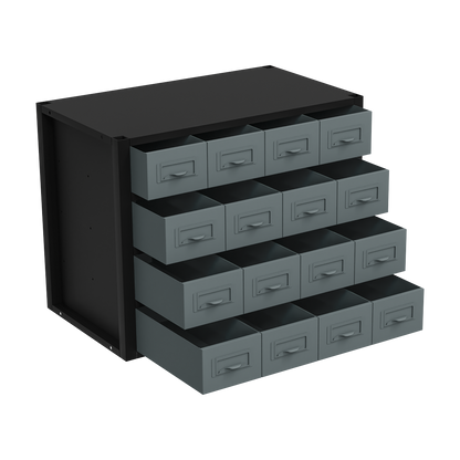 Modular Racking Mid Unit 16 Small Drawers 580mm
