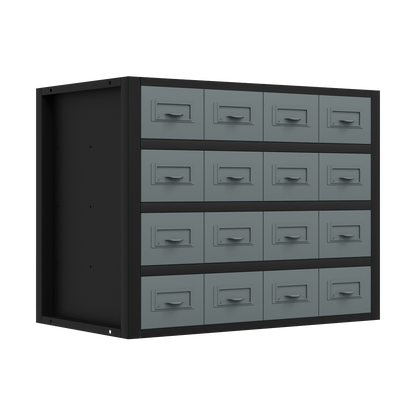 Modular Racking Mid Unit 16 Small Drawers 580mm