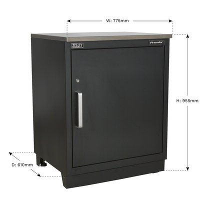 Premier™ Heavy-Duty Modular Floor Cabinet 1 Door 775mm
