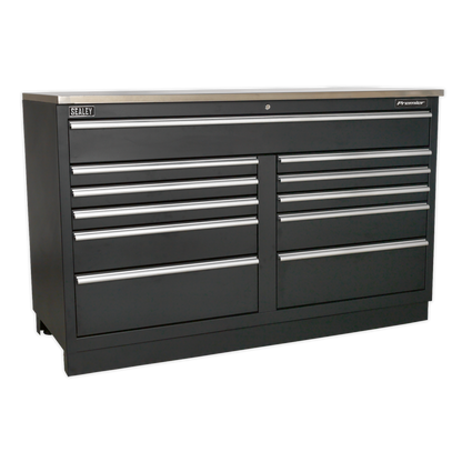 Premier™ Storage System with Stainless Worktop 5.58m