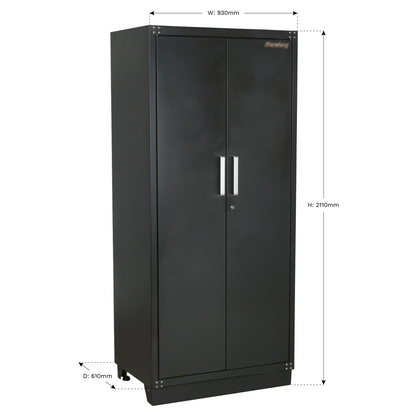 Premier™ Heavy-Duty Modular Full Height Floor Cabinet 2 Door 930mm