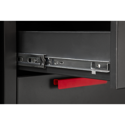 Complete Garage Storage System with 2 Mobile Trolleys