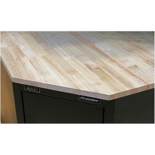 Premier™ Hardwood Corner Worktop 930mm