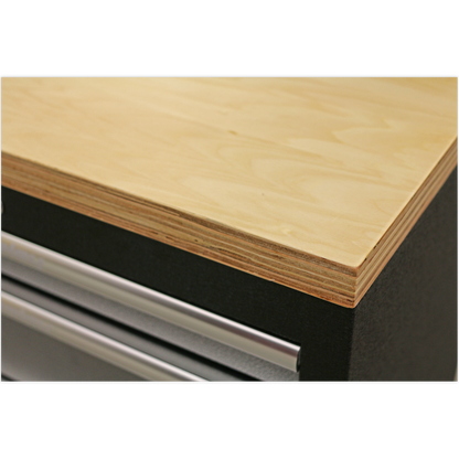 Superline PRO® Modular Storage System Combo with Pressed Wood Worktop
