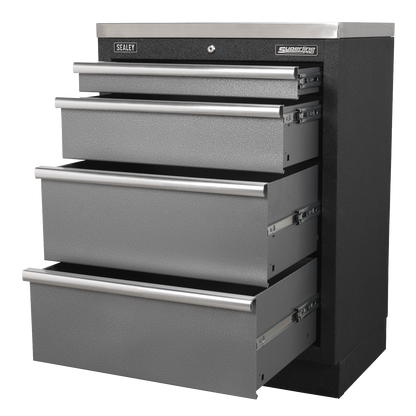 Superline PRO® Modular Cabinet 4 Drawer 680mm