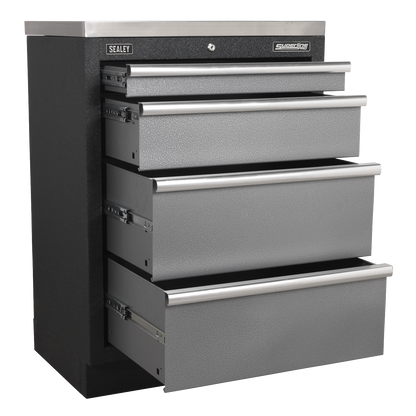 Superline PRO® Modular Cabinet 4 Drawer 680mm