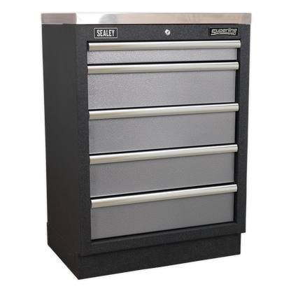 Superline PRO® Storage System with Stainless Worktop 1.96m