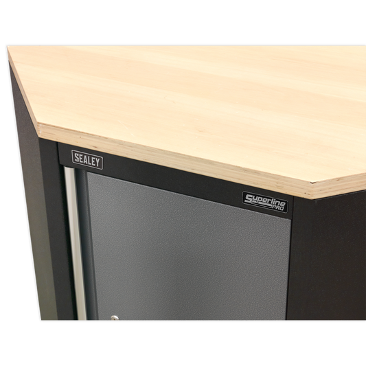 Superline PRO® Pressed Wood Worktop for Modular Corner Cabinet 865mm