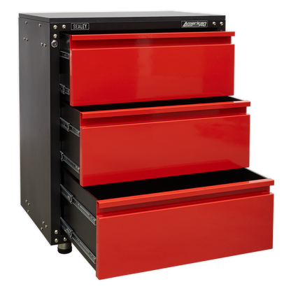 American PRO® Modular Cabinet with Worktop 3 Drawer 665mm
