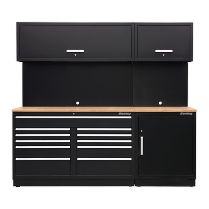 Premier™ Storage System with Hardwood Worktop 2.33m