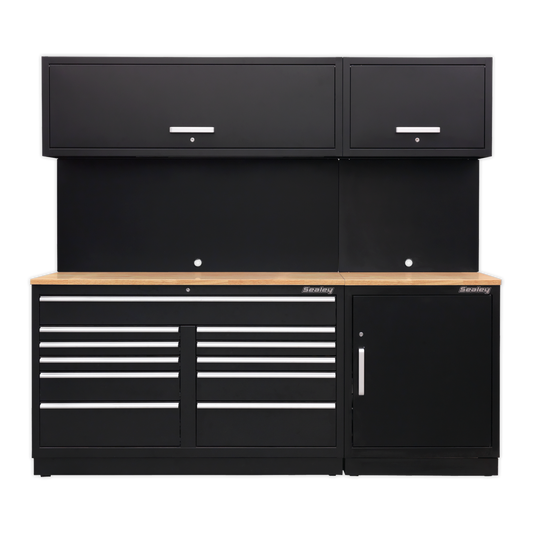 Premier™ Storage System with Hardwood Worktop 2.33m