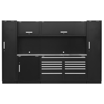 Premier™ Storage System with Stainless Worktop 3.55m