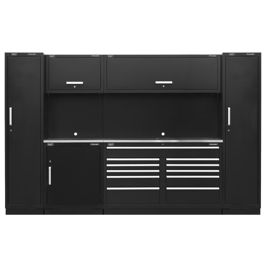 Premier™ Storage System with Stainless Worktop 3.55m