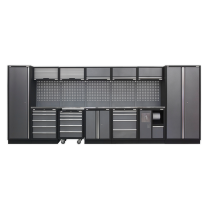 Superline PRO® Storage System with Stainless Worktop 4.92m