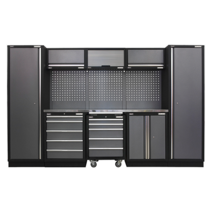 Superline PRO® Storage System with Stainless Worktop 3.24m