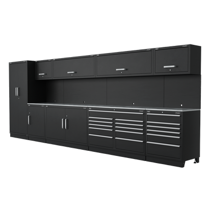 Premier™ Storage System with Stainless Worktop 5.58m