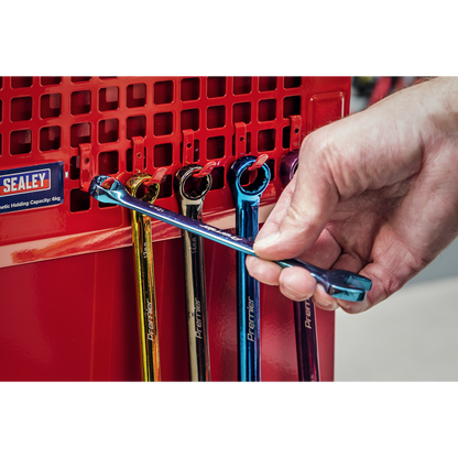 Magnetic Pegboard - Red