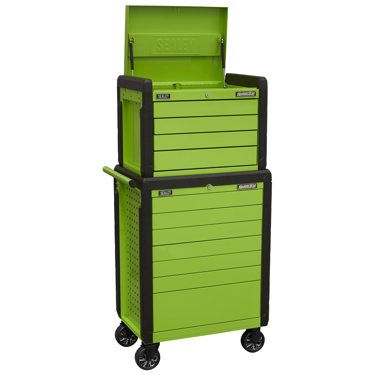 Superline PRO® Push-To-Open Topchest & Rollcab Combination 11 Drawer