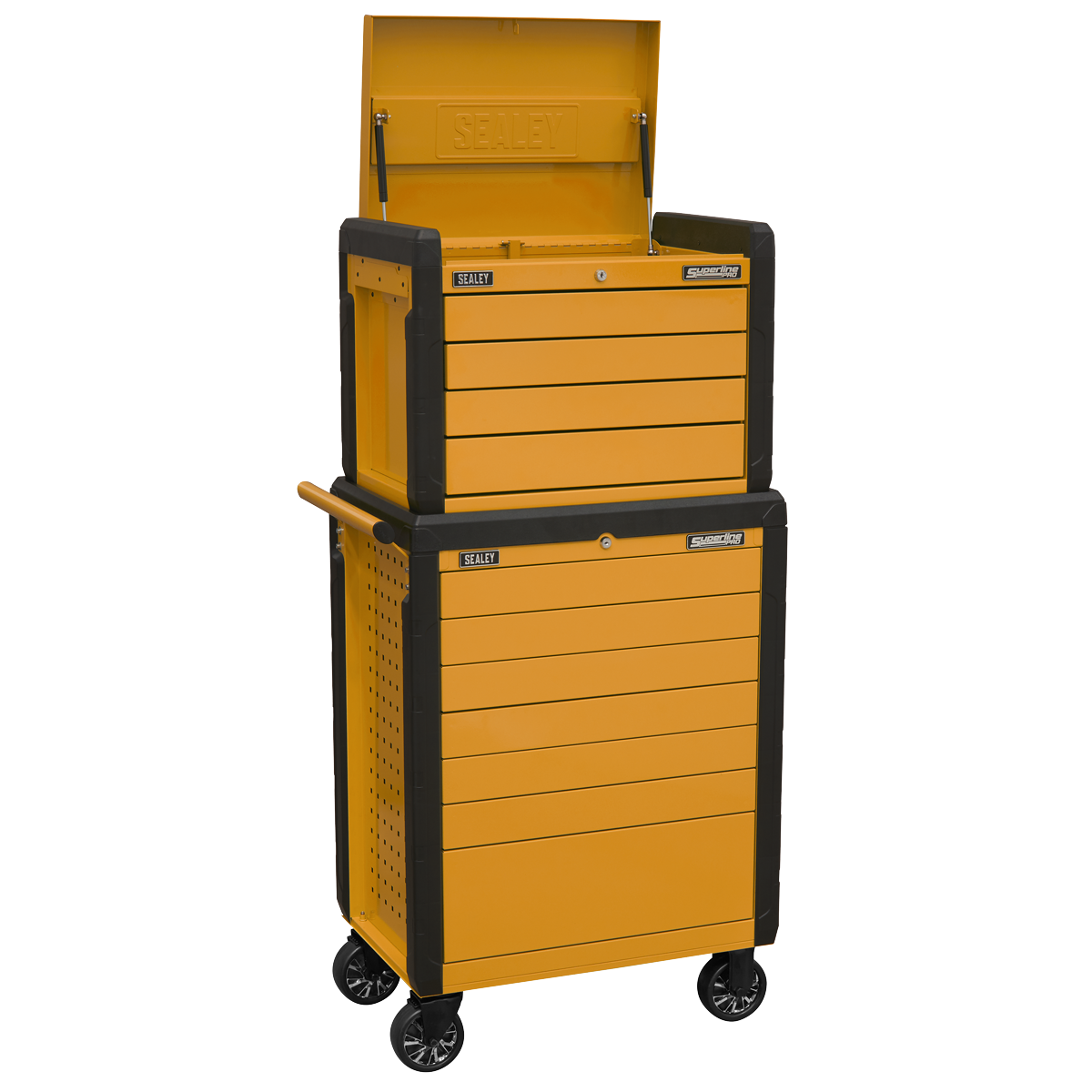 Superline PRO® Push-To-Open Topchest & Rollcab Combination 11 Drawer