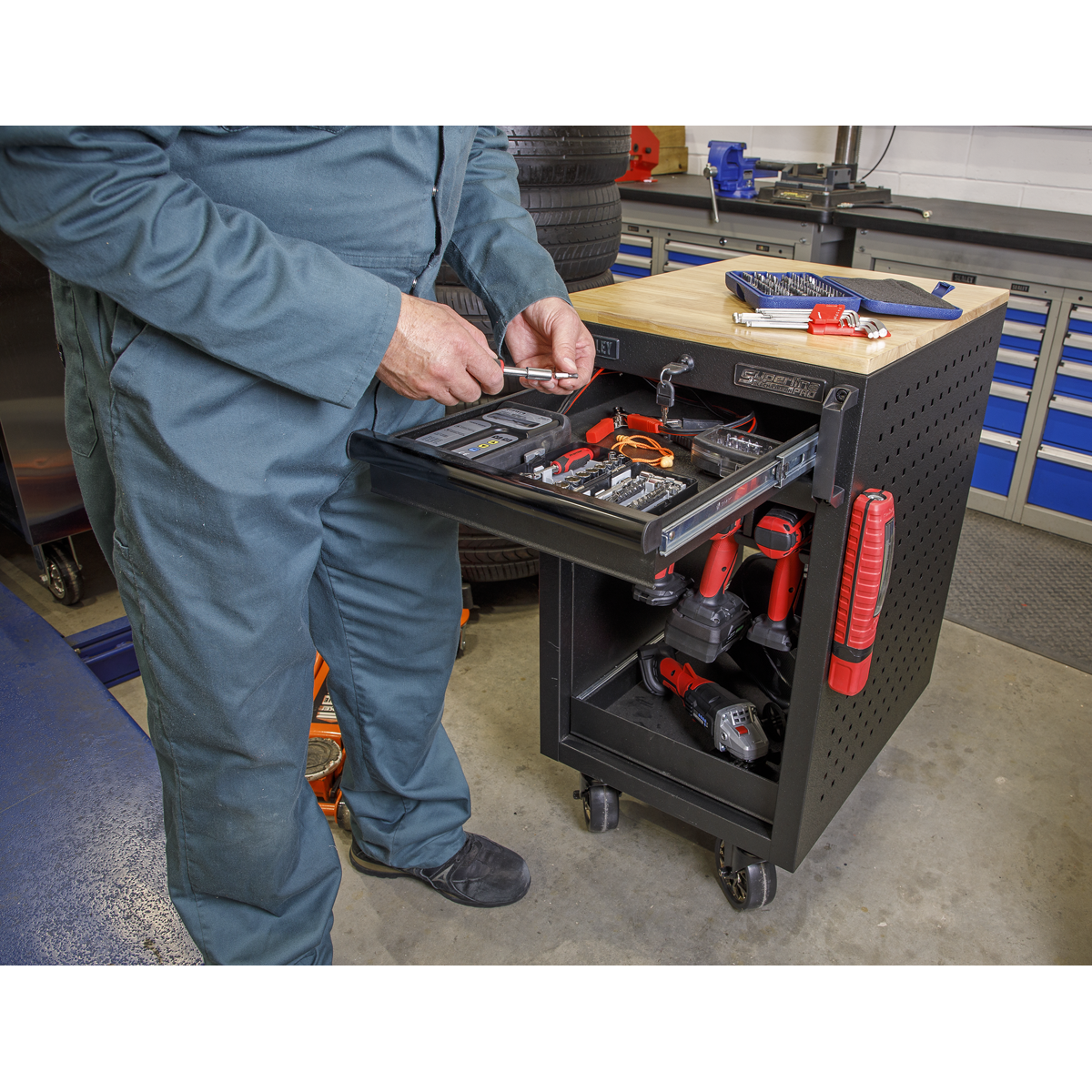 Superline PRO® 8 Power Tool Rack Trolley 450mm