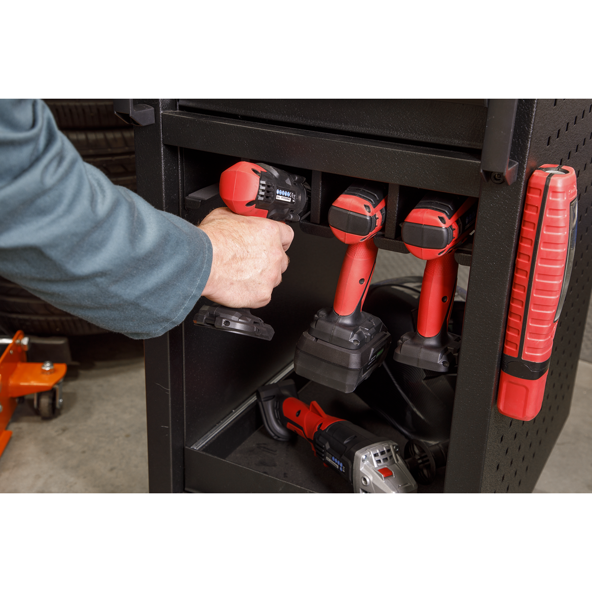 Superline PRO® 8 Power Tool Rack Trolley 450mm