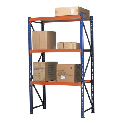 Heavy-Duty Shelving Unit with 3 Beam Set 900kg Capacity Per Level