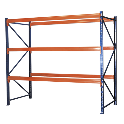 Heavy-Duty Racking Unit with 3 Beam Set 1000kg Capacity Per Level