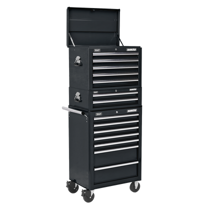 Superline PRO® Topchest, Mid-Box Tool Chest & Rollcab Combination 14 Drawer