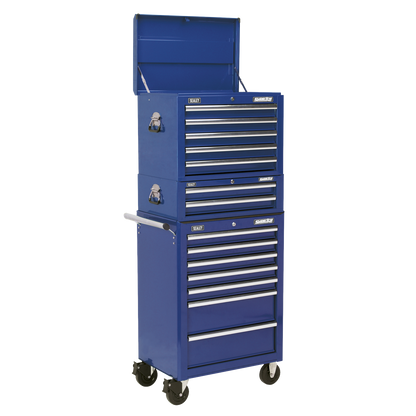 Superline PRO® Topchest, Mid-Box Tool Chest & Rollcab Combination 14 Drawer