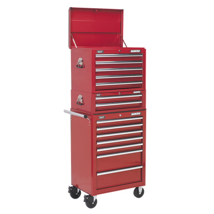 Superline PRO® Topchest, Mid-Box Tool Chest & Rollcab Combination 14 Drawer