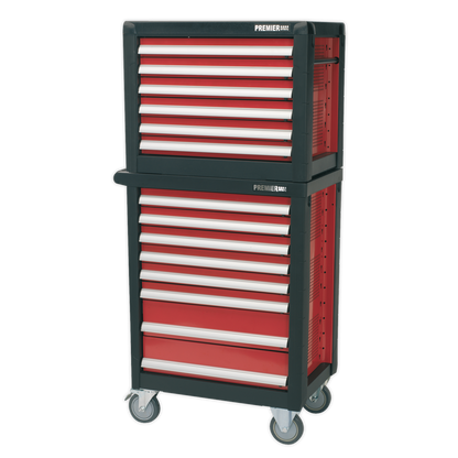 Premier™ Topchest & Rollcab Combination 14 Drawer with 1233pc Tool Kit