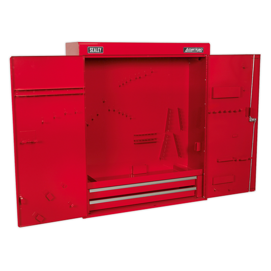 American PRO® Wall Mounting Tool Cabinet with 2 Drawers