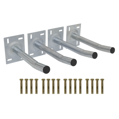 Wall Mounting Storage Hooks - Set of 4